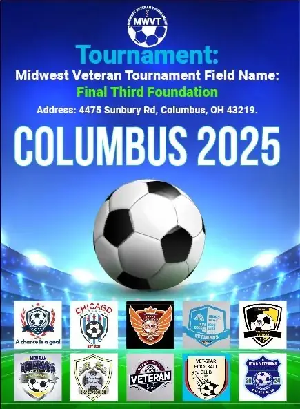 Midwest Veteran Tournament Columbus 2025 flyer