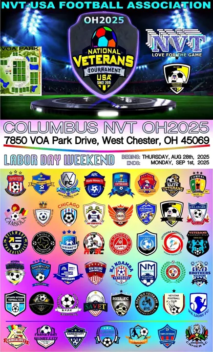 National Veterans Tournament 2025 flyer